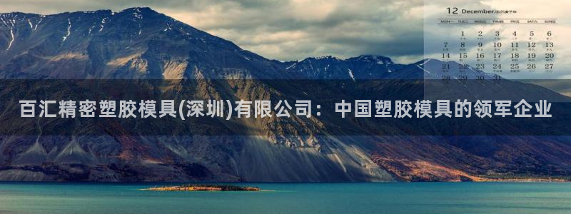 太阳集团股份有限公司是国企吗：百汇精密塑胶模具(深圳)有限公司：中国塑胶模具的领军企业