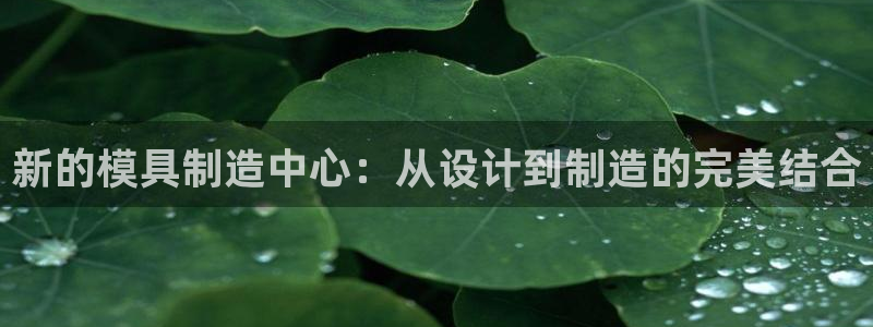 太阳集团8027：新的模具制造中心：从设计到制造的完美结合
