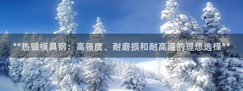 太阳集团总裁：**热锻模具钢：高强度、耐磨损和耐高温的理想选择**