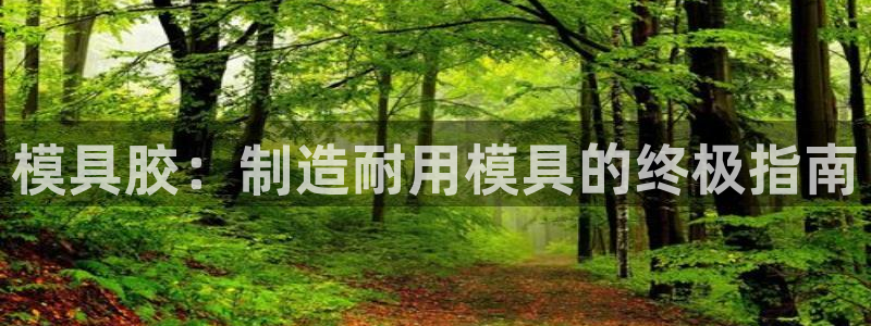 太阳集团电子游戏APP登录入口：模具胶：制造耐用模具的终极指南