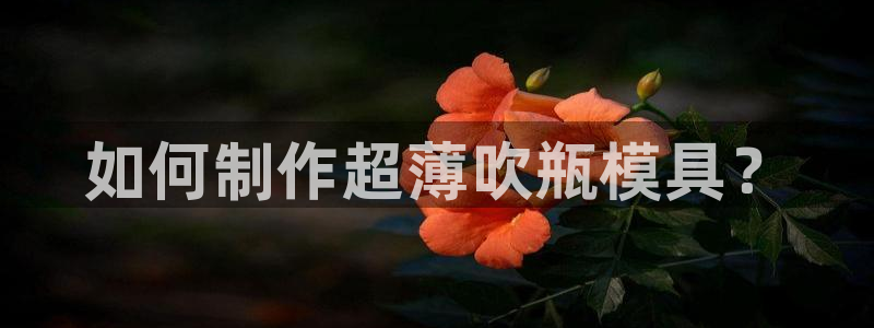 太阳贵宾城：如何制作超薄吹瓶模具？