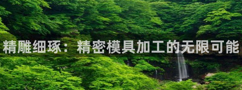 太阳集团娱：精雕细琢：精密模具加工的无限可能