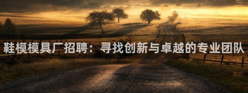 太阳成集团老板照片：鞋模模具厂招聘：寻找创新与卓越的专业团队