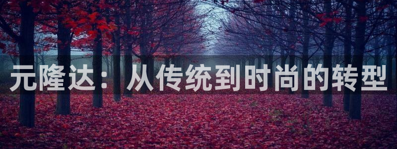 太阳成集团tyc122cc：元隆达：从传统到时尚的转型