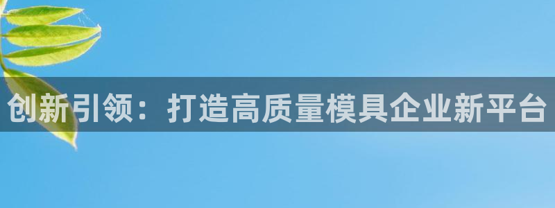 太阳集团唯一值得信赖网：创新引领：打造高质量模具企业新平台