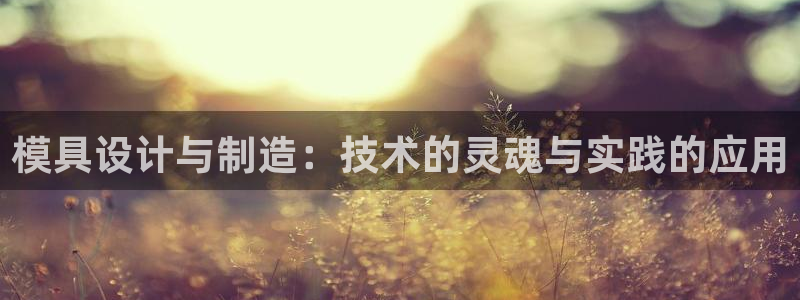 太阳集团城网：模具设计与制造：技术的灵魂与实践的应用